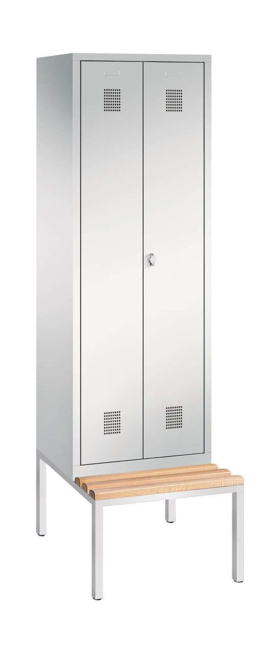 Bild von Spind mit untergebauter Sitzbank zueinanderschlagend Comfort