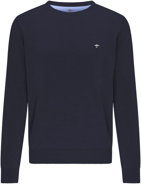 Bild von FYNCH-HATTON Strickpullover FYNCH-HATTON Langarmpullover (1-tlg) mit Logostickerei