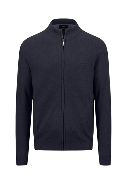 Bild von FYNCH-HATTON Strickjacke Baumwollcardigan mit Reißverschluss - Regular Fit
