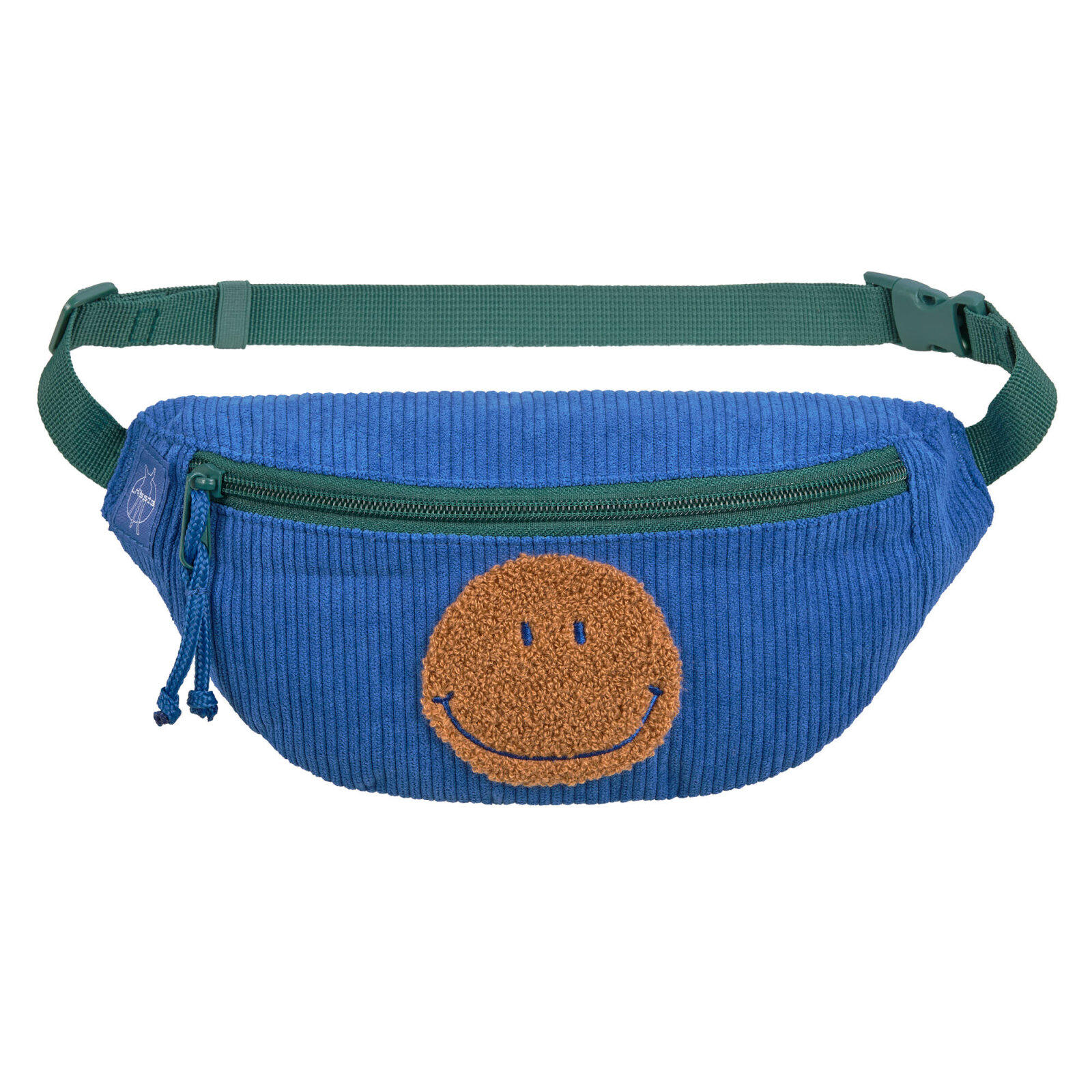 Bild von Lässig - Bauchtasche Kinder Cord - Little Gang, Smile, Blau
