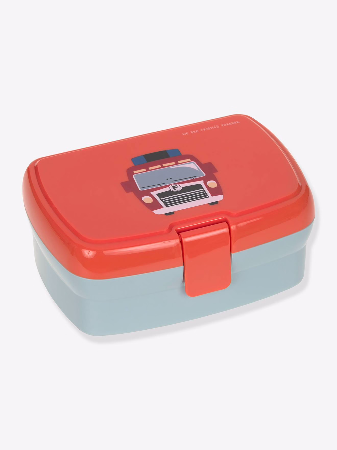 Bild von LÄSSIG Lunchbox Tiny Drivers, Fire Engine, Polyprophylen (PP), Tritan, (Set, 2-tlg), mit Trinkflasche
