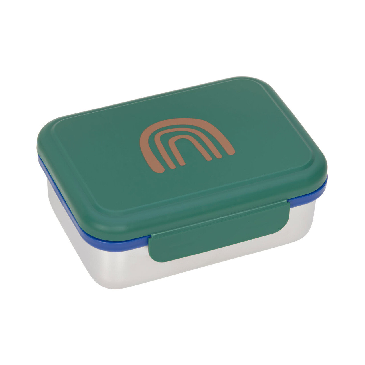 Bild von LÄSSIG Lunchbox Little Gang, Rainbow green, Edelstahl, Polyprophylen (PP), Silikon, (1-tlg)