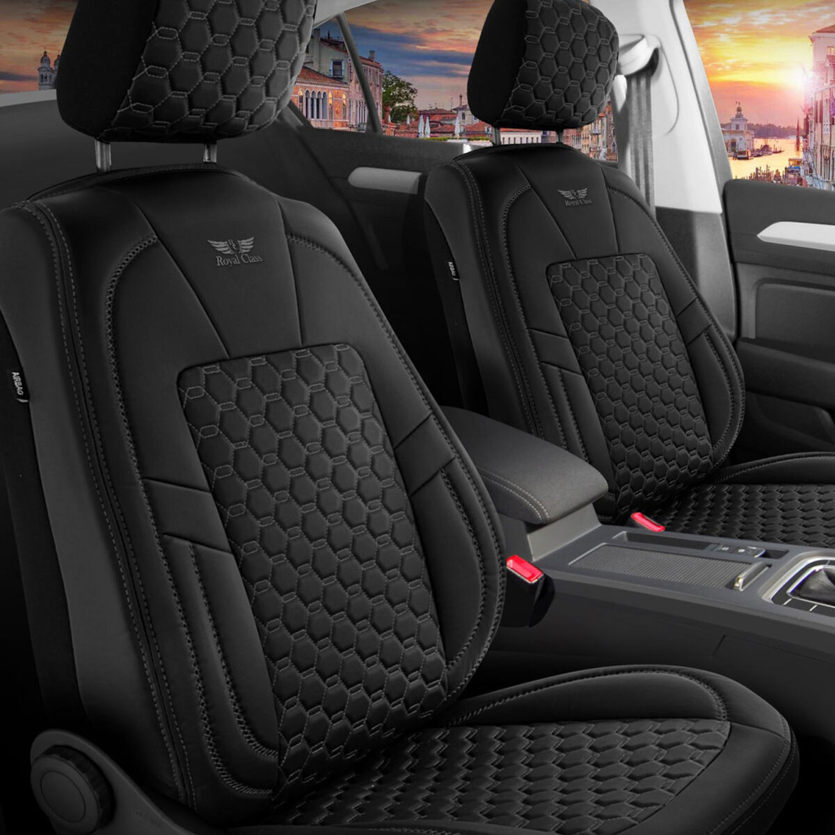 Bild von Sitzbezüge passend für Mitsubishi Eclipse Cross in Schwarz