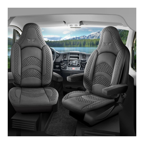Bild von Sitzbezüge passend für Frankia Wohnmobil Caravan in Grau Pilot 3.4