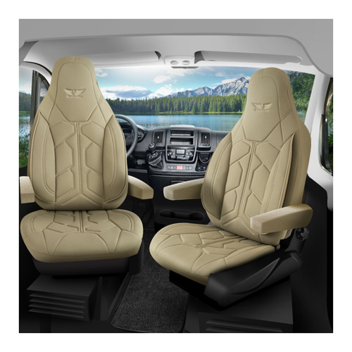 Bild von Sitzbezüge passend für Sun Living Wohnmobil Caravan in Beige Pilot 1.3