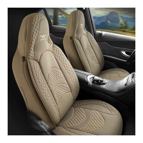 Bild von Sitzbezüge Komplett passend für Fiat Doblo in Beige Pilot 3.3