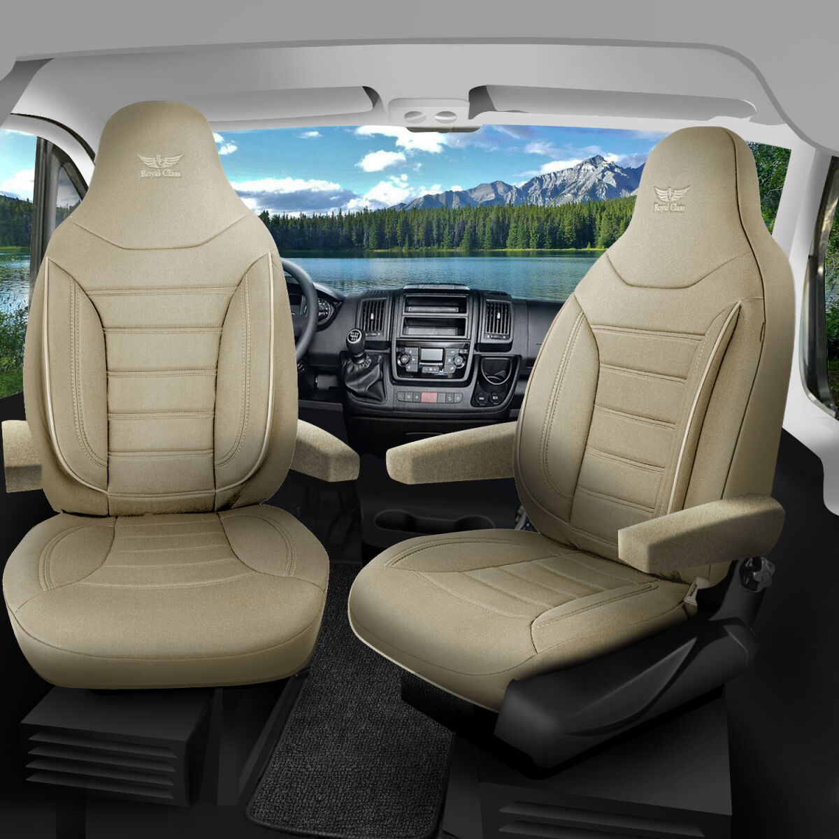 Bild von Sitzbezug SKA Sitz Campingbus Wohnmobil Caravan Camper in Beige Pilot 4.3