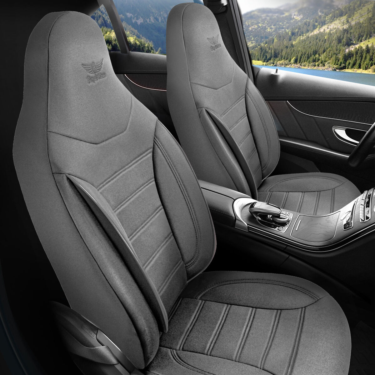 Bild von Sitzbezüge passend für Volvo S80 in Grau Pilot 4.4