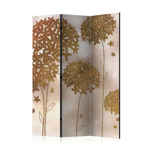 Bild von Paravent mit Blumen Motiv im Landhausstil