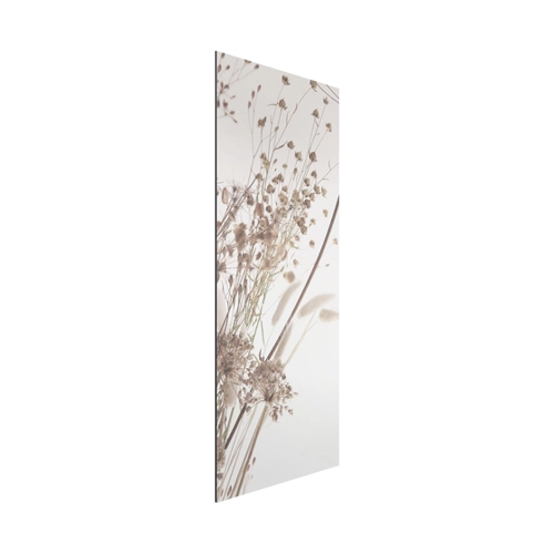 Bild von Alu-Dibond Wandbild Bouquet aus Ziergras und Blüten