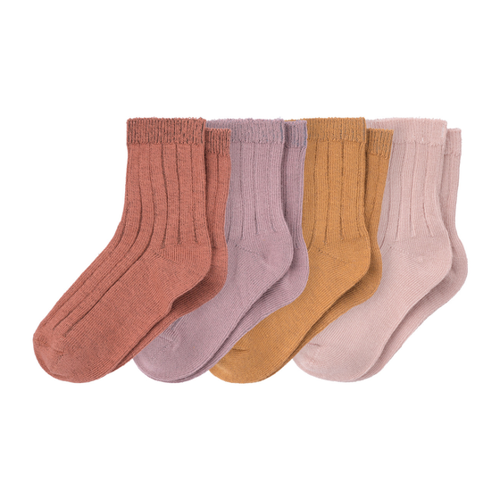Bild von Bequeme Baby Socken mit Rippstruktur - 4 Paar