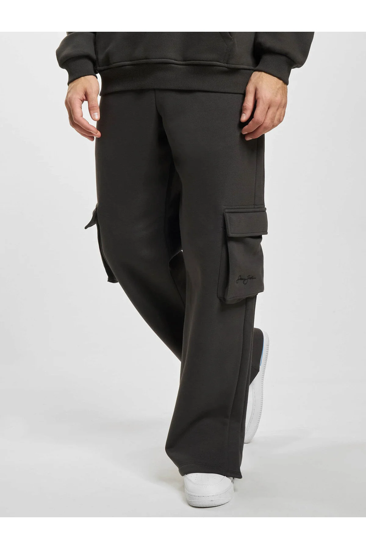 Bild von Sean John Jm223-009-01 Sj Script Logo Washed Out Slit Jogginghose für Herren - XS