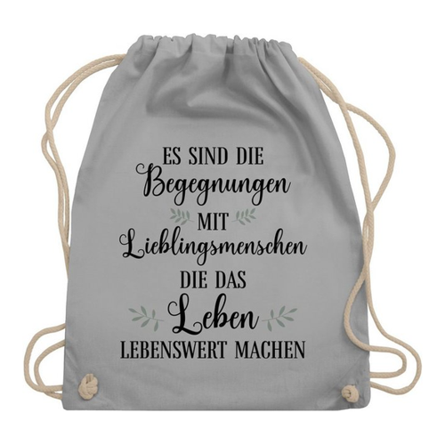 Bild von Shirtracer Turnbeutel – Lieblingsmensch Geschenk für Freundschaft