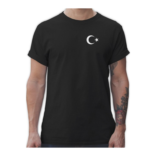 Bild von Shirtracer T-Shirt Wappen Türkei Logo - Das perfekte Fanartikel für die Fußball EM 2024