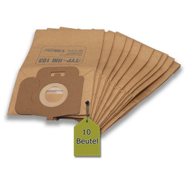 Bild von eVendix Staubsaugerbeutel 10 Staubsaugerbeutel passend für BAUR 704431, passend für BAUR, 10 St., BAUR 704431