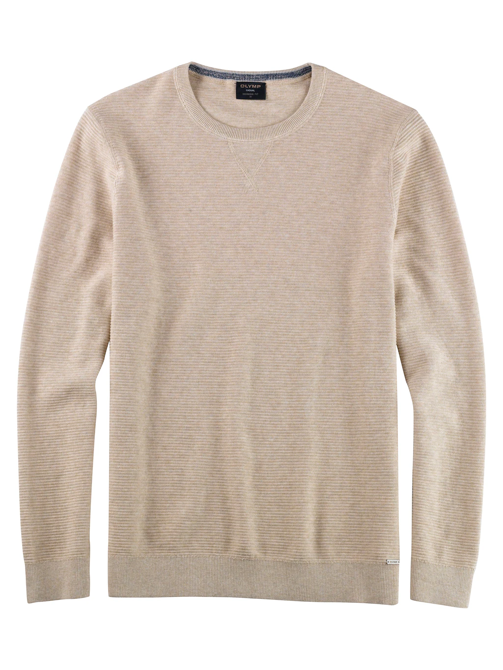 Bild von OLYMP Pullover Beige Regular Fit für Herren - L