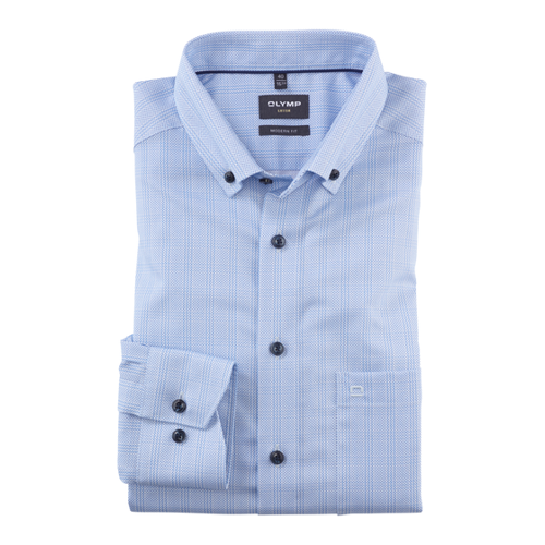 Bild von OLYMP Businesshemd für Herren – Modern Fit in Blau