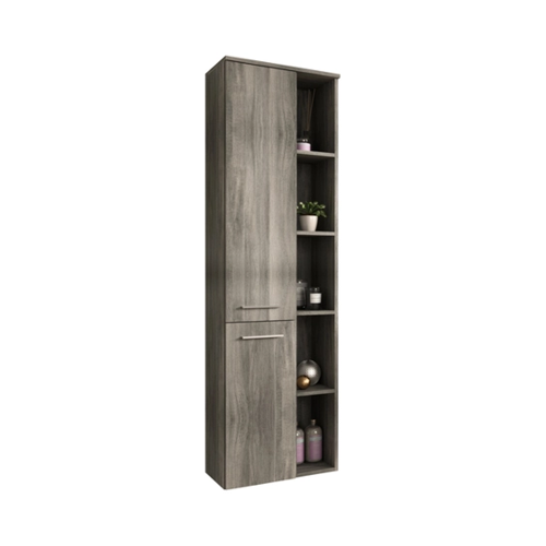 Bild von Hängeschrank ¦ grau ¦ Maße (cm): B: 50 H: 174 Badezimmer > Badschränke > Bad-Hängeschränke - Sconto