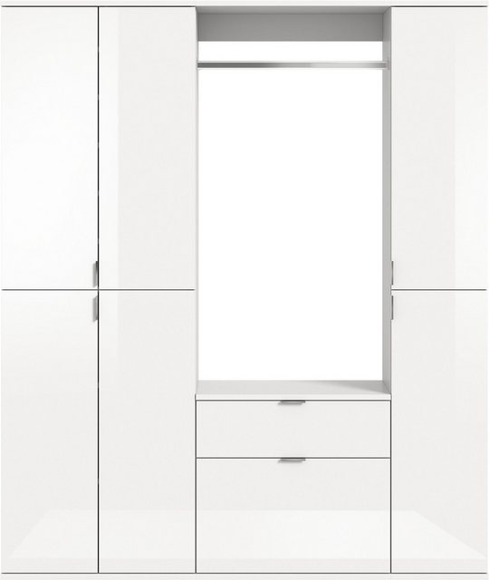 Bild von INOSIGN Garderoben-Set »Trondheim, Breite 152 cm, 5-teilig, bestehend aus:«, (Set, 4 St.), 2x Garderobenschrank, 1 Kommode, 1 Garderobenstange, 1 Ablageboden