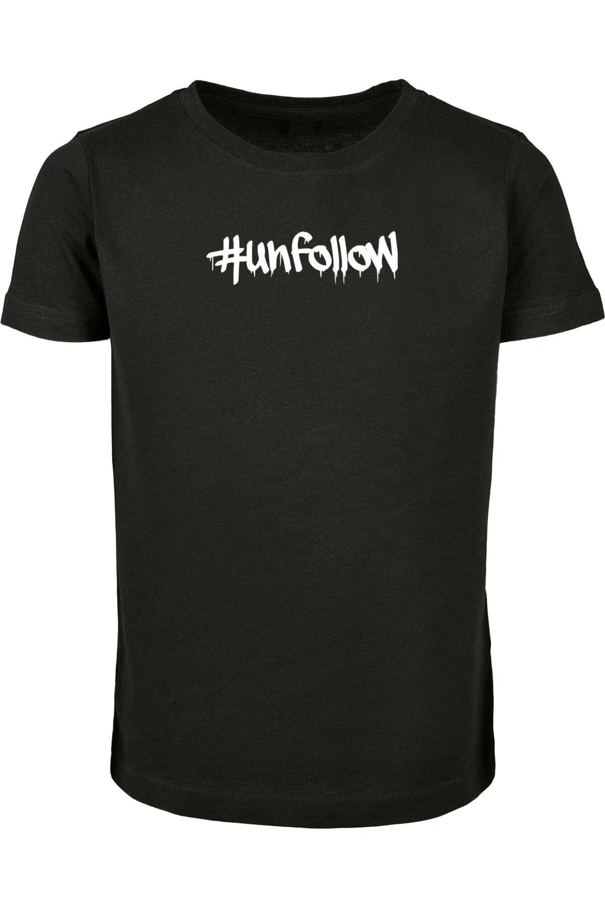 Bild von Merchcode Girls Unfollow Front Kurzarm-t-shirt für Damen - 110