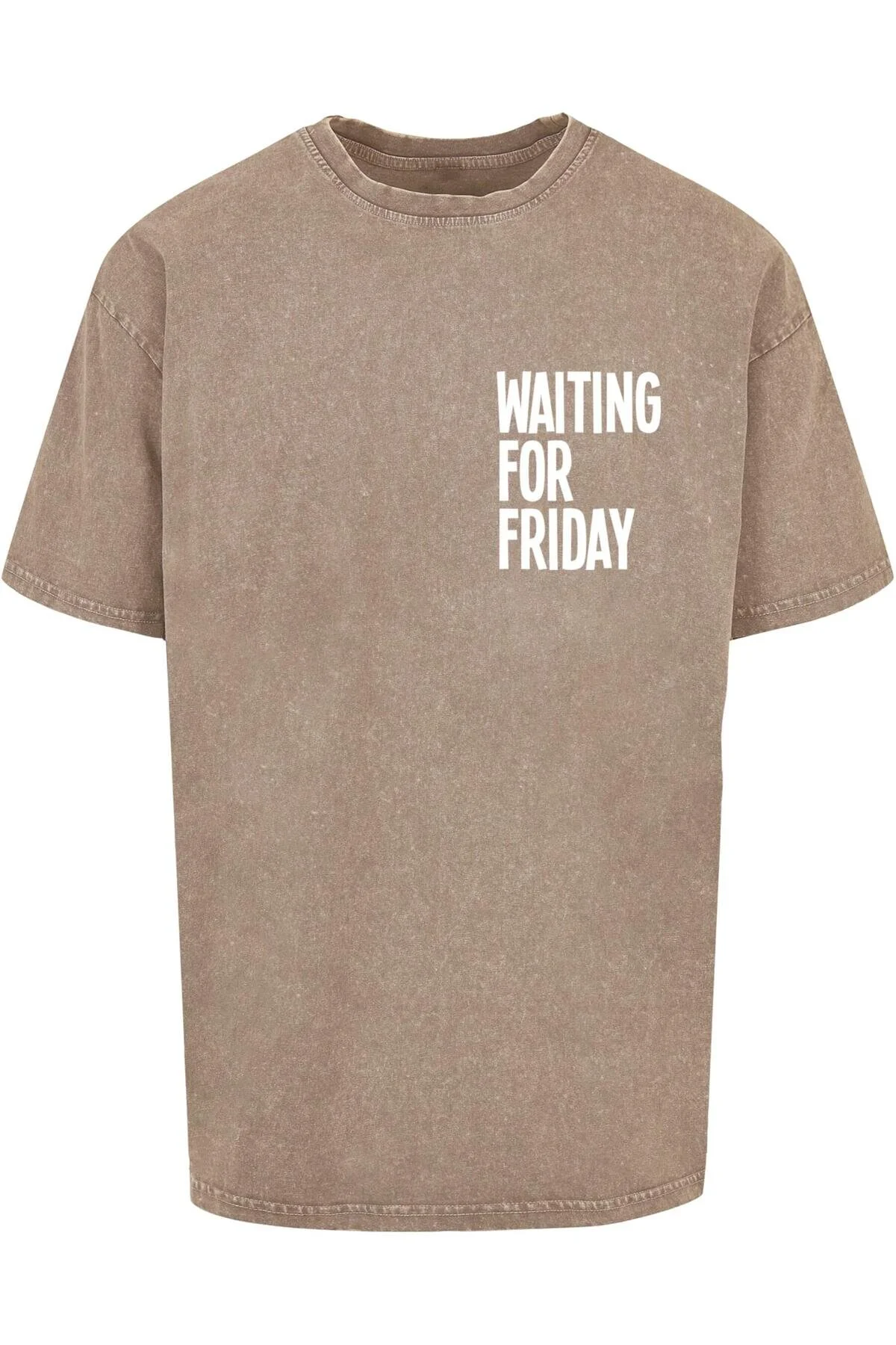Bild von Mister Tee Waiting For Friday Acid Washed Heavy Oversize Tee für Herren - 2XL