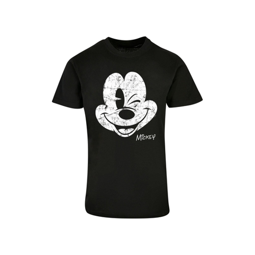 Bild von ABSOLUTE CULT Mickey Mouse Distressed T-shirt für Herren - 5XL