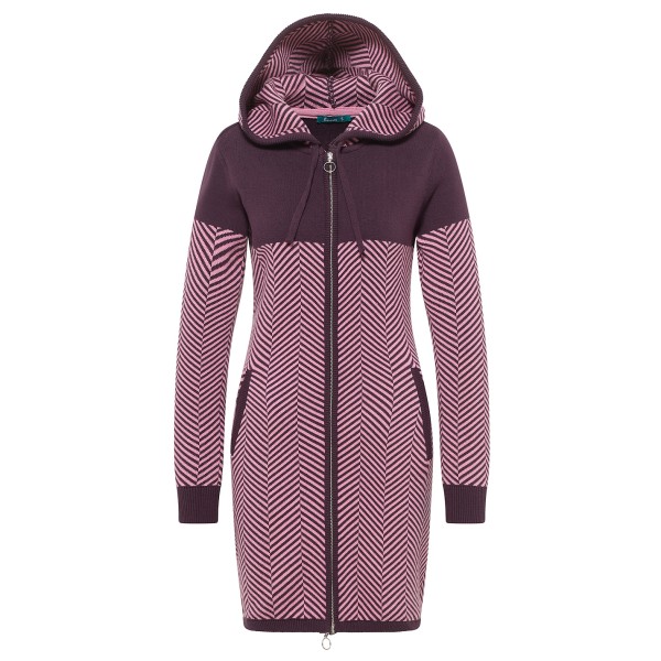 Bild von Tranquillo - Women's Jaquard Strickjacke - Mantel Gr L lila