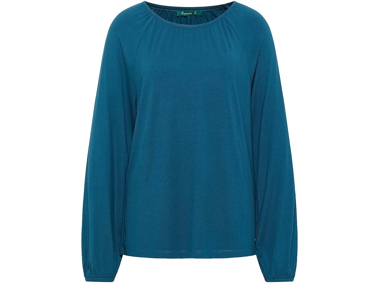 Bild von tranquillo Damen-Bluse mit Raglanärmeln, bermuda blue, Gr. S