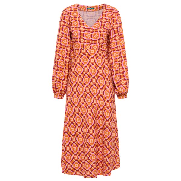 Bild von Tranquillo - Women's Lockeres Ecovero-Kleid V-Neck - Kleid Gr 40 rot