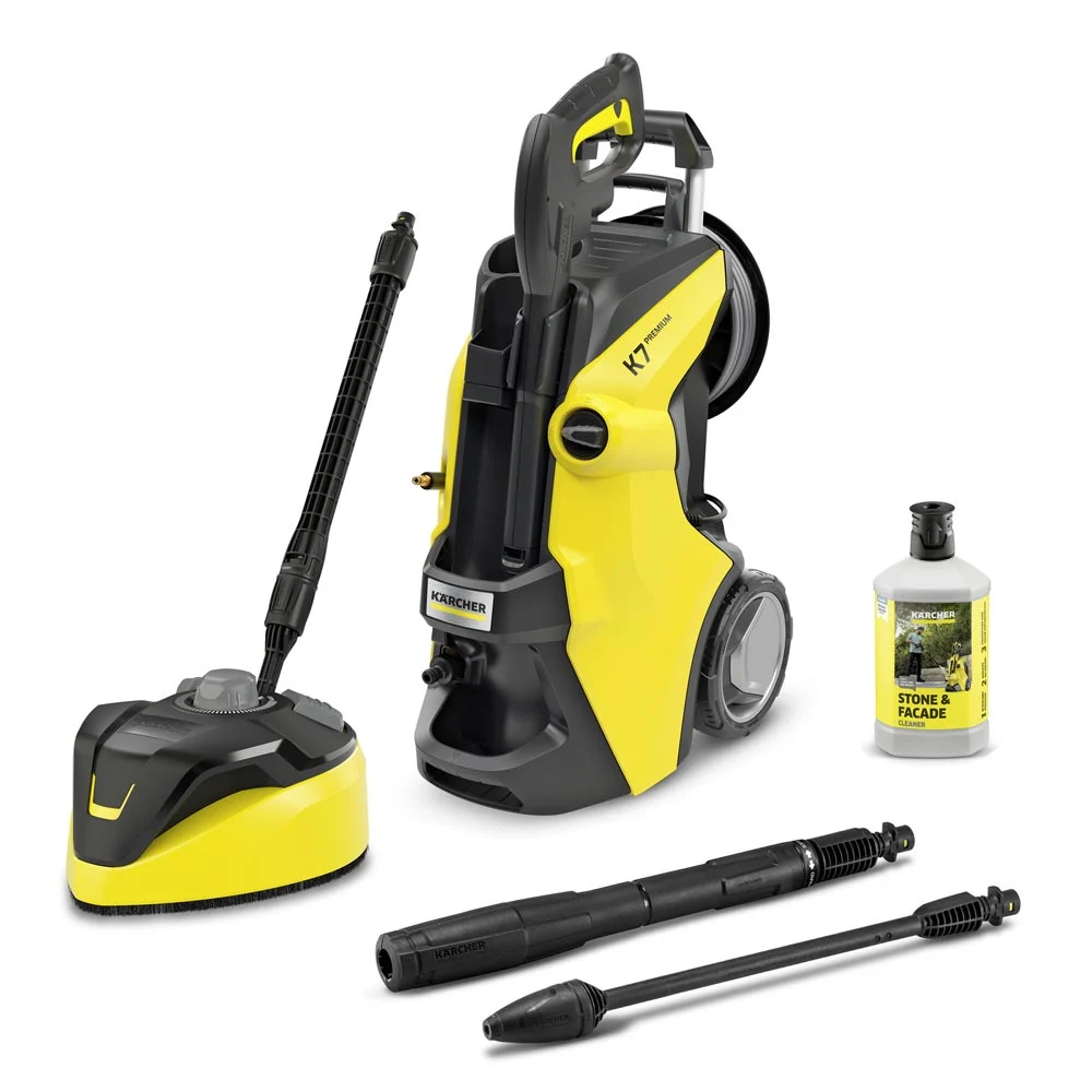 Bild von KÄRCHER Hochdruckreiniger K 7 Premium Power Flex Home, Druck max: 180 bar, 3000 W, Fördermenge max: 600 l/h, inkl. Schlauchtrommel & Home-Kit