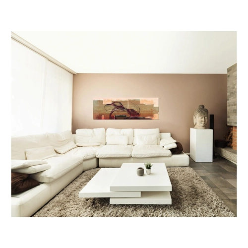 Bild von Sinus Art Leinwandbild Abstrakt 105 (150x50cm)