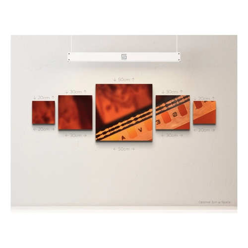 Bild von Sinus Art Leinwandbild Retro – Filmstreifen - Leinwandbild