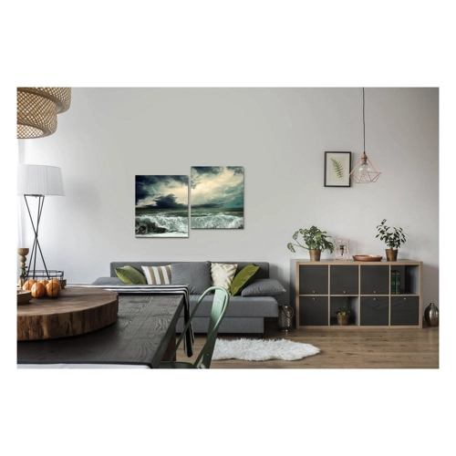 Bild von Sinus Art Leinwandbild Meere und Ozeane – Wanddekoration in verschiedenen Größen
