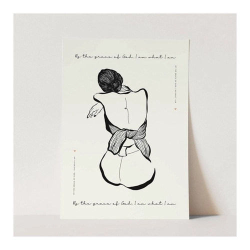 Bild von Sinus Art Wandbild Femininity – Schöne Illustration für Ihr Zuhause