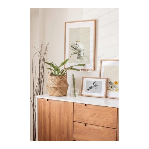 Bild von Wandbild Tier Motiv kleiner Affe mit Blumen – Ein optisches Highlight für Ihr Zuhause