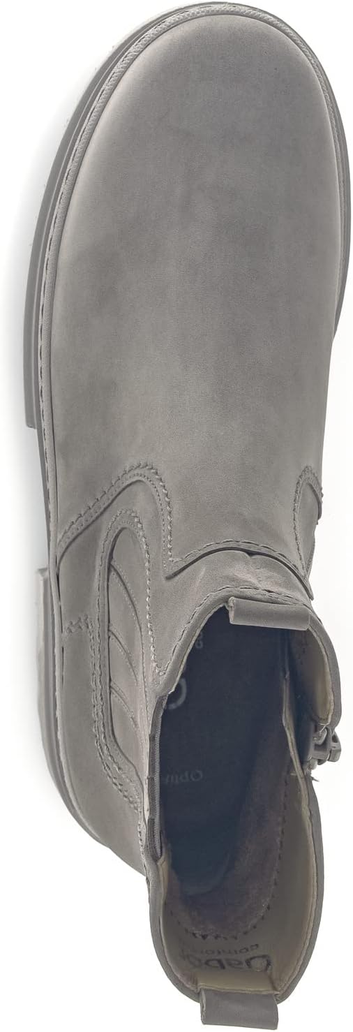 Bild von Gabor Damen Chelsea Boots, Frauen Stiefeletten,Wechselfußbett,Moderate Mehrweite (G),uebergangsstiefel,flach,Fango (Micro),38.5 EU / 5.5 UK
