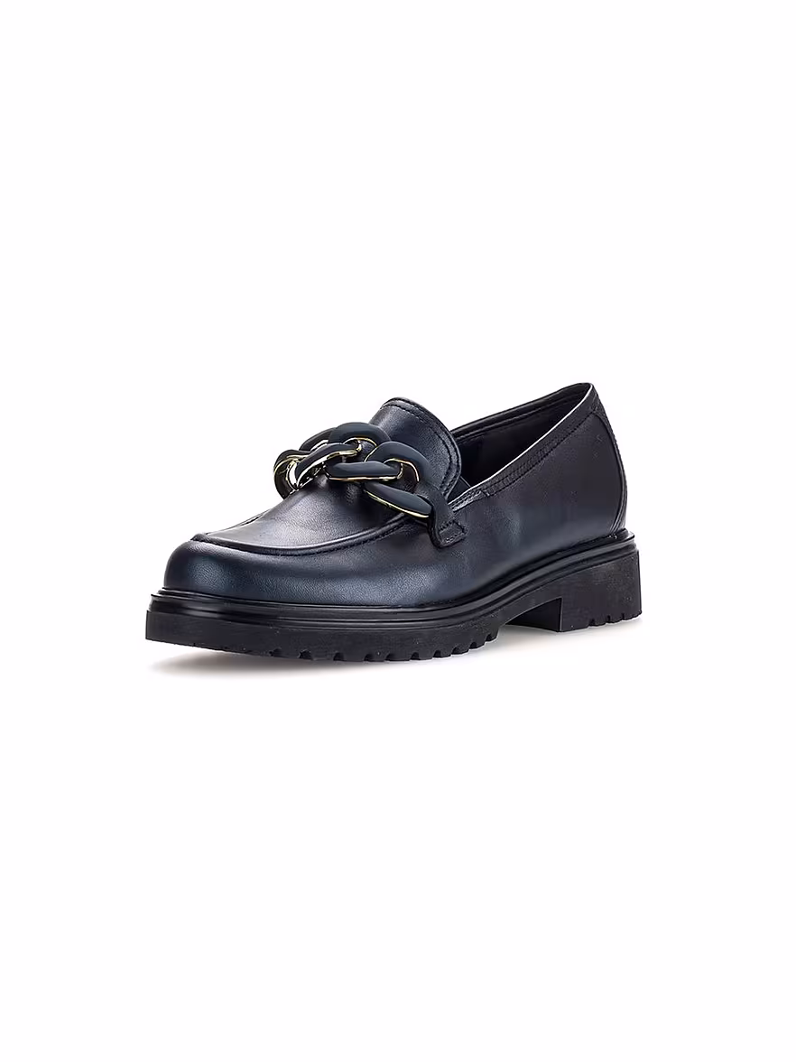 Bild von Gabor - Slipper, blau, Gr. 43 - Leder