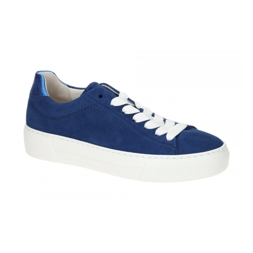 Bild von Gabor - Sneaker, blau, Gr. 38.5, Orthopädische Einlagen, Leder
