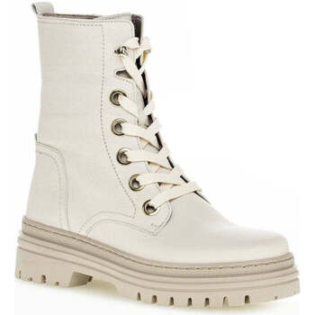 Bild von Gabor Damen Combat Boots, Frauen Stiefeletten,Wechselfußbett,Best Fitting,Kurzstiefel,uebergangsschuhe,Panna (Panna),39 EU / 6 UK