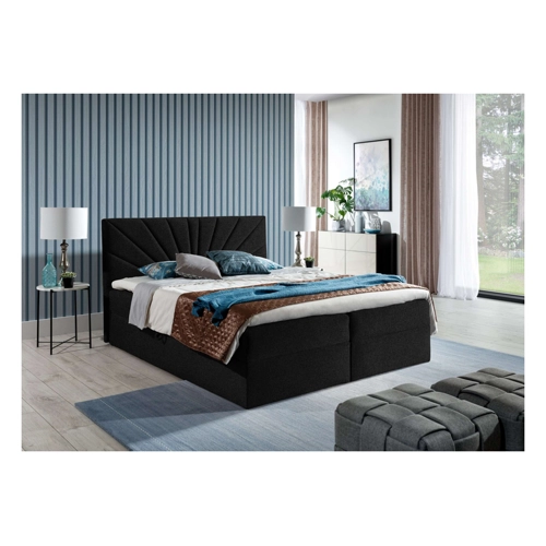 Bild von 99rooms Zenturio Boxspringbett 180x200 cm in Anthrazit