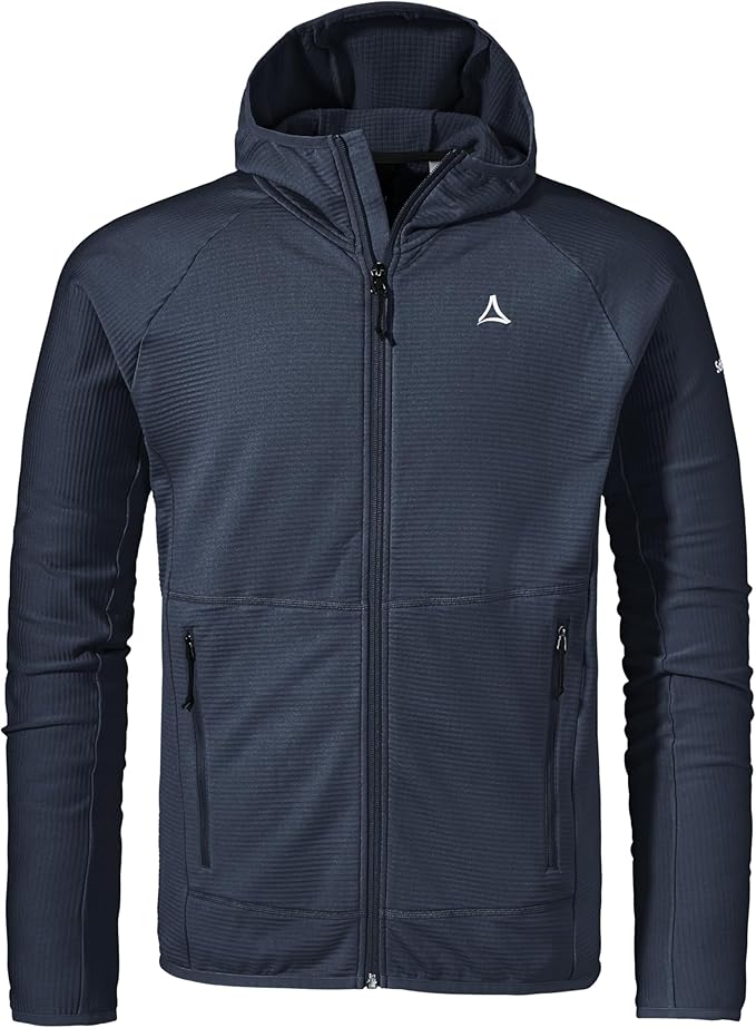 Bild von Schöffel Herren Fleece Hoody Style Cascata MNS, Fleecejacke mit Kapuze aus 2-Wege-Stretch, wärmende Outdoorjacke mit 2 Außentaschen, navy blazer, 50