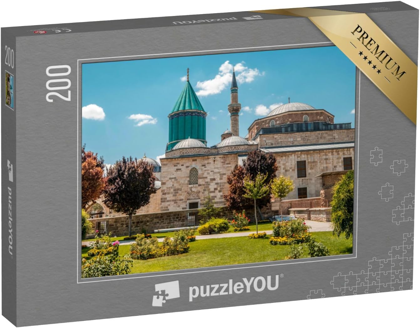 Bild von puzzleYOU Puzzle Mevlana Celaleddin Rumi in Konya (Türkei), 200 Puzzleteile, puzzleYOU-Kollektionen Türkei