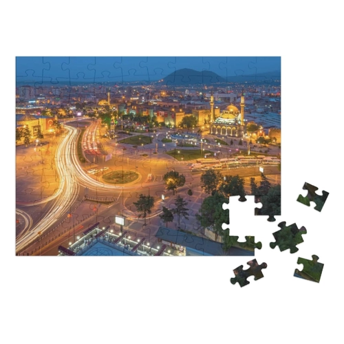 Bild von puzzleYOU Puzzle Stadtzentrum von Kayseri, Türkei, 100 Teile