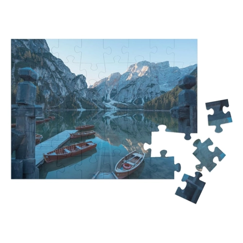 Bild von puzzleYOU: Puzzle 500 Teile „Pragser Wildsee“