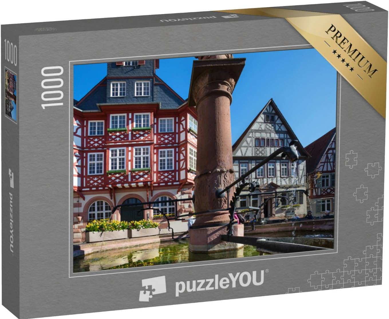 Bild von puzzleYOU Puzzle Heppenheim, Bergstraße, Hessen, Deutschland, 100 Puzzleteile, puzzleYOU-Kollektionen
