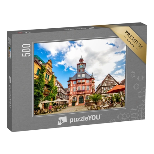Bild von puzzleYOU Puzzle Rathaus und Markt von Heppenheim – 2000 Teile