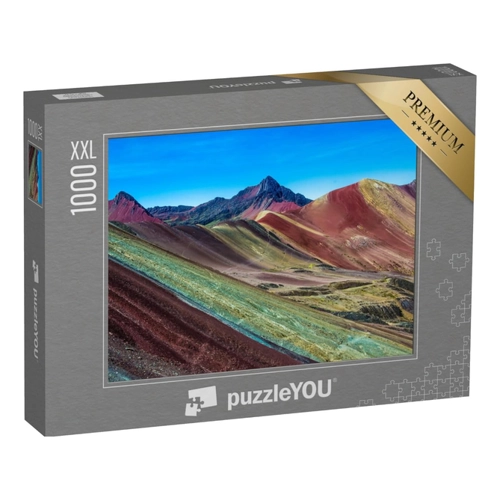 Bild von puzzleYOU Puzzle Der Regenbogenberg in den Anden, Cusco, Peru