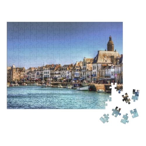 Bild von PuzzleYOU: Puzzle 100 Teile „Le Croisic, Loire-Atlantique, Frankreich“ – Puzzle-Kollektion Frankreich