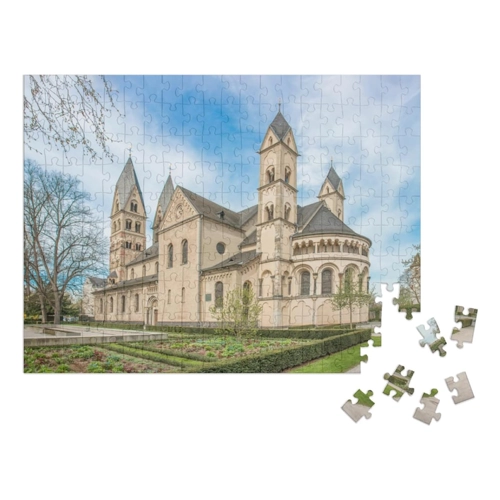 Bild von puzzleYOU: Puzzle 48 Teile „Basilika St. Kastor in Koblenz“