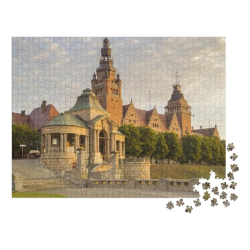 Bild von puzzleYOU: Puzzle 200 Teile „Terrassen von Stettin, Szczecin, Polen“
